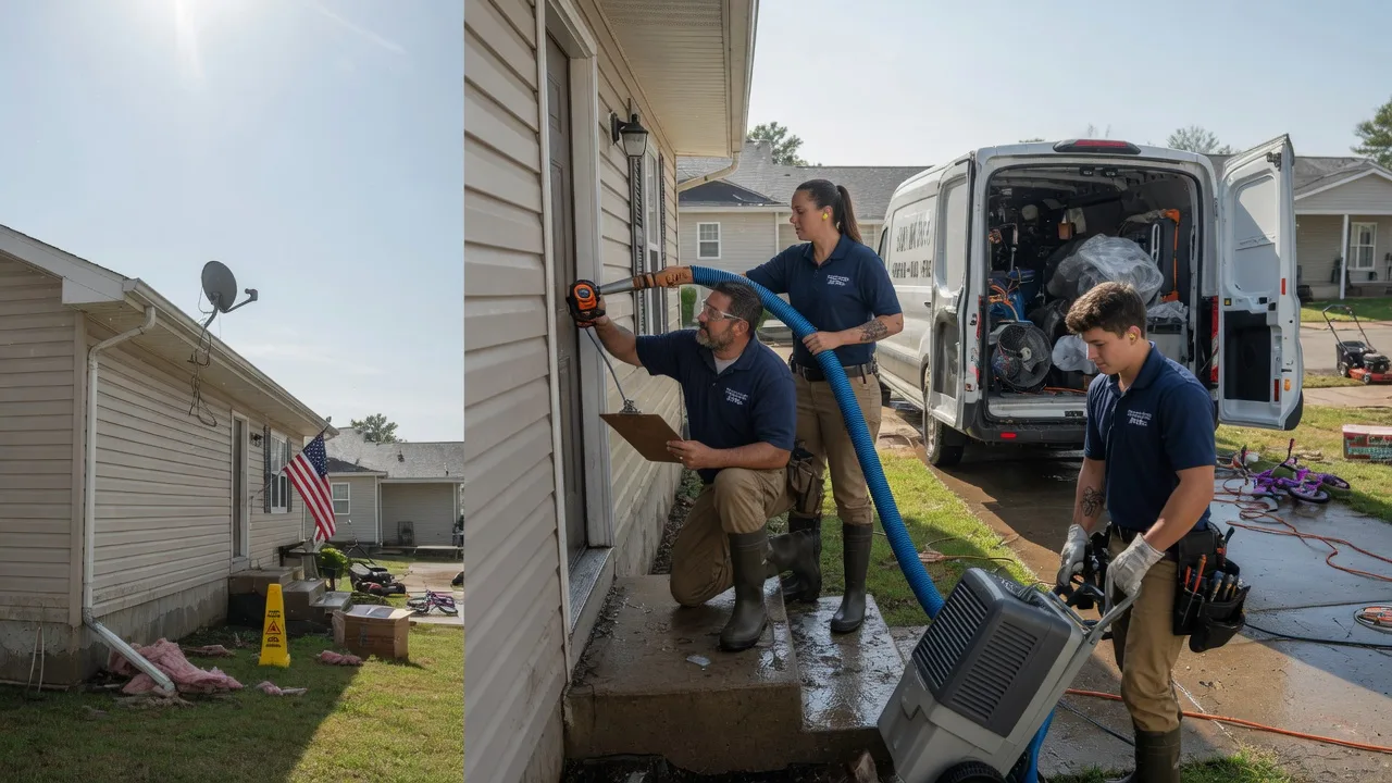 Ceiling Water Damage Restoration in Tannersville, VA near me